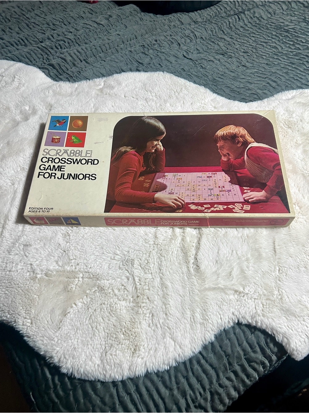 Vintage Scrabble Junior Crossword Game